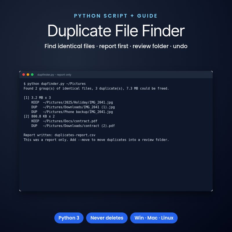 Duplicate File Finder