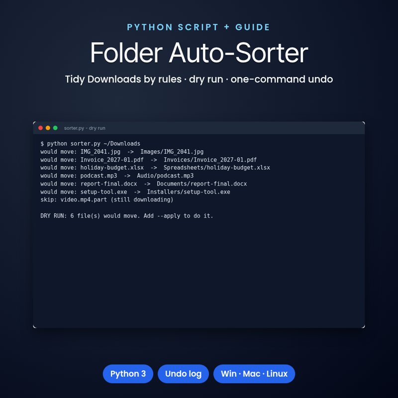 Folder Auto-Sorter