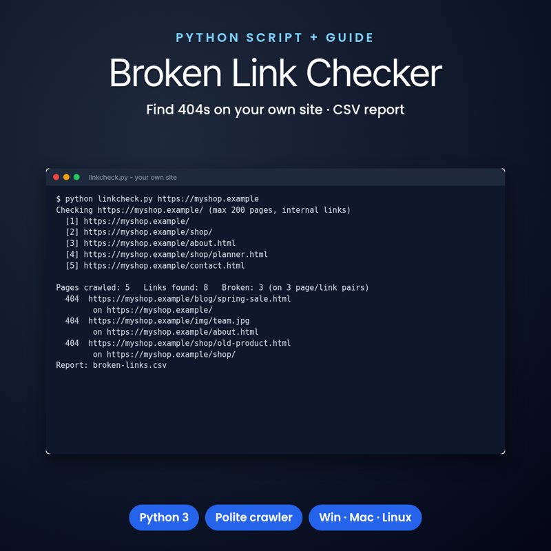 Broken Link Checker