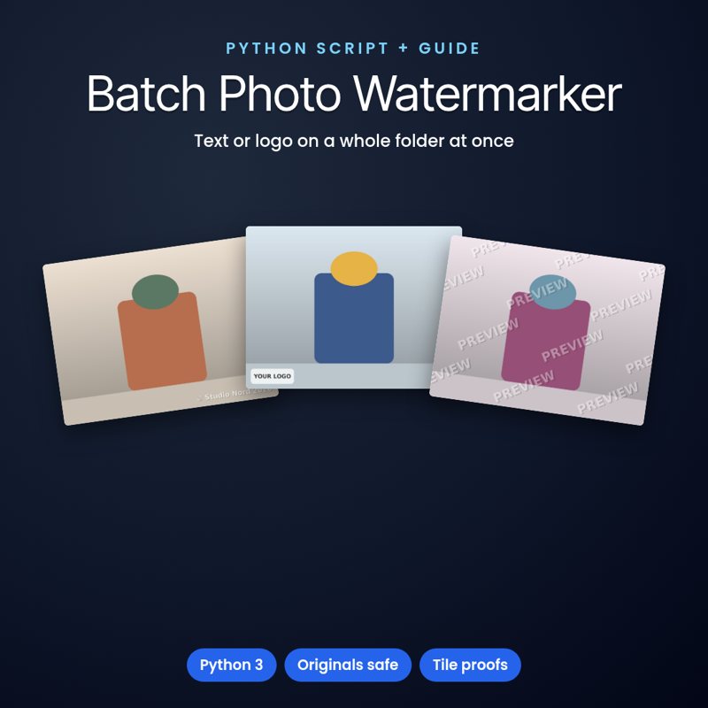 Batch Photo Watermark