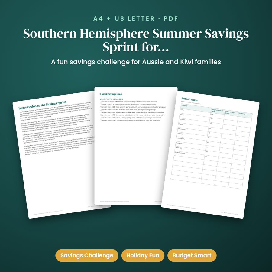 Southern Hemisphere Summer Savings Sprint for Christmas
