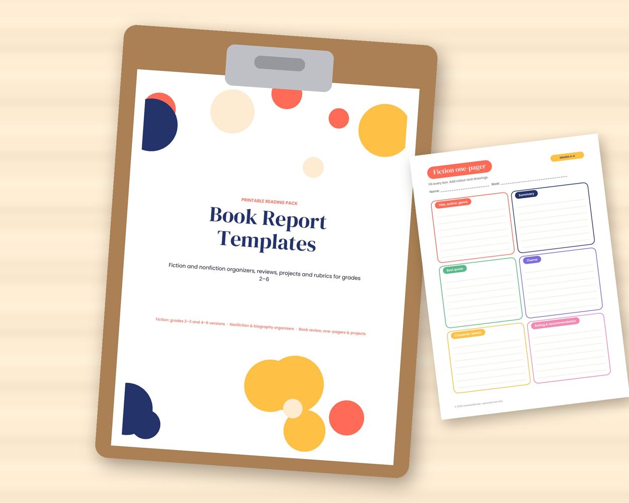 Book Report Templates – preview 4