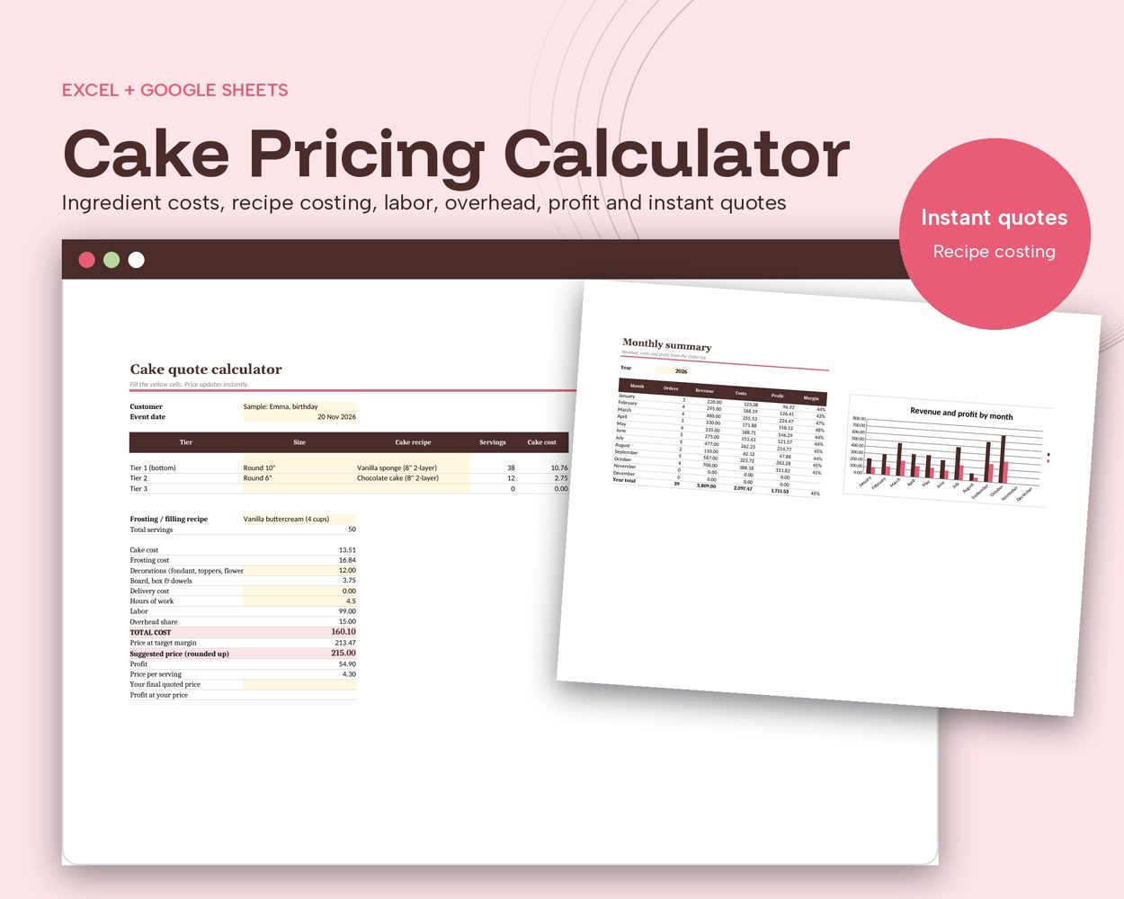 Cake Pricing Calculator – cover
