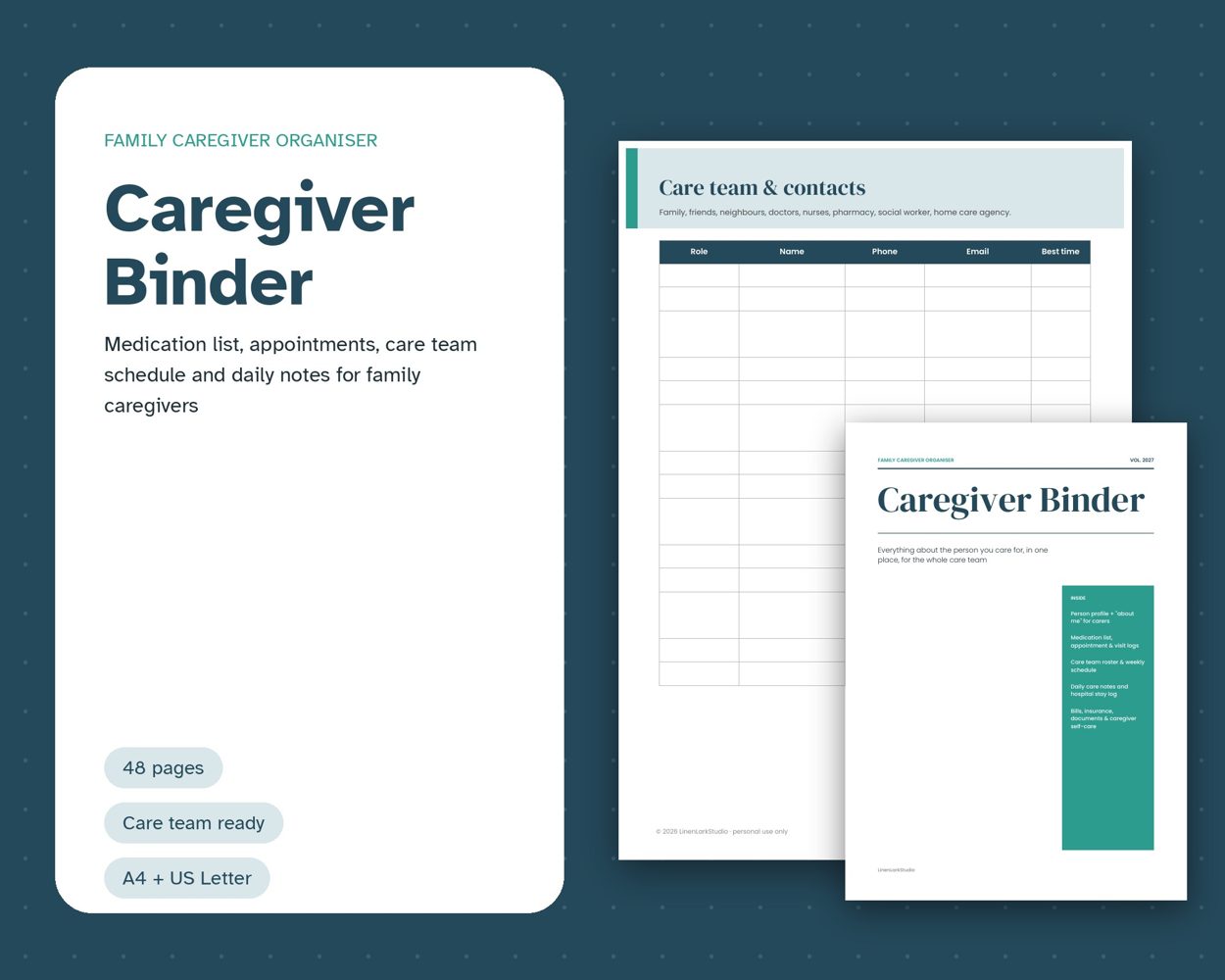 Caregiver Binder – cover