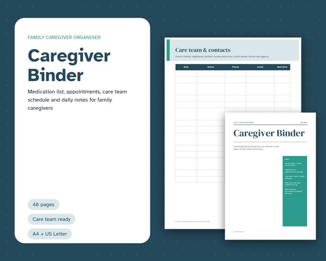Caregiver Binder