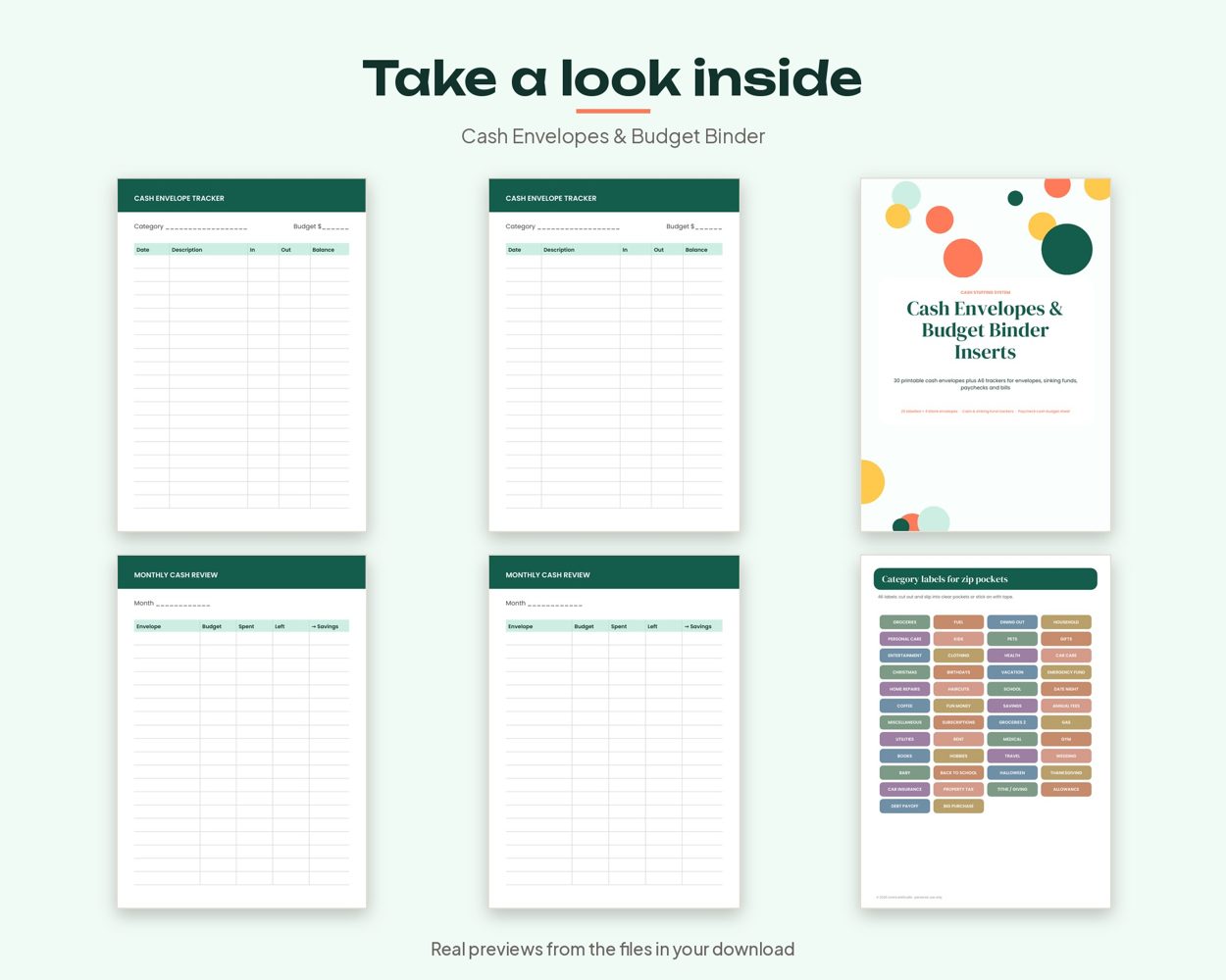 Cash Envelopes & Budget Binder – preview 2