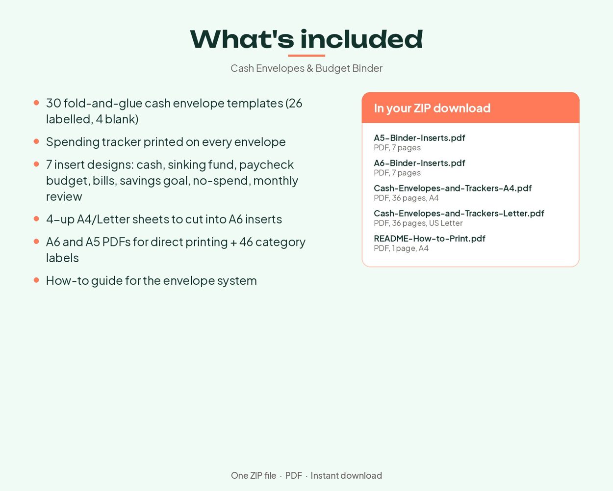 Cash Envelopes & Budget Binder – preview 3