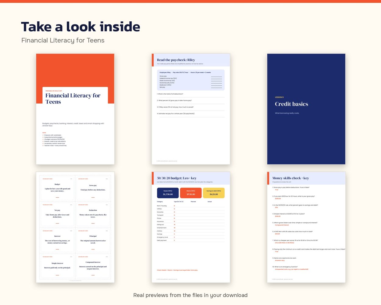 Financial Literacy for Teens – preview 2