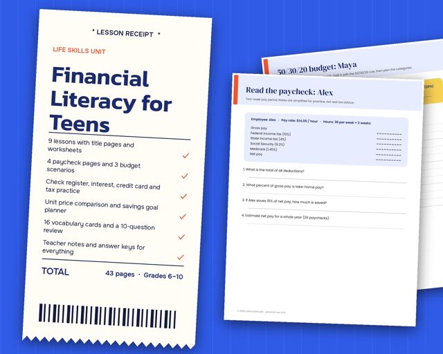 Financial Literacy for Teens