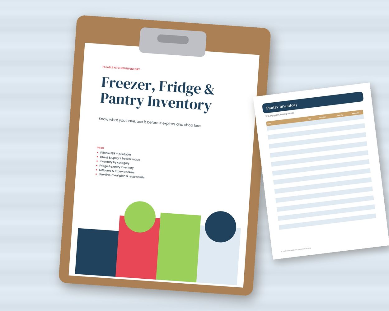 Freezer, Fridge & Pantry Inventory – preview 4