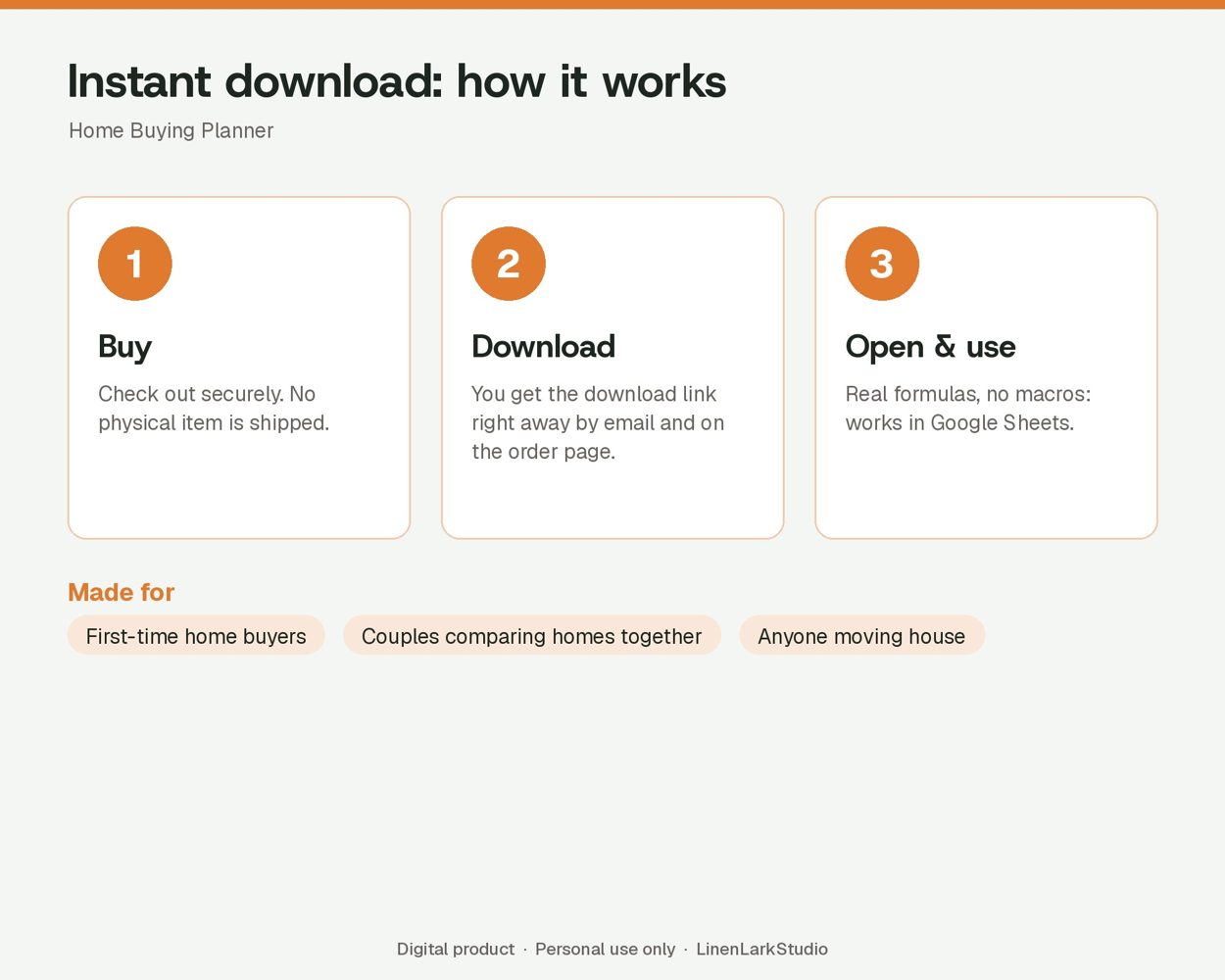 Home Buying Planner – preview 5