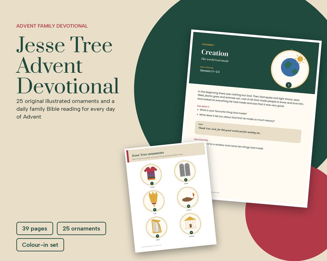 Jesse Tree Advent Devotional – cover