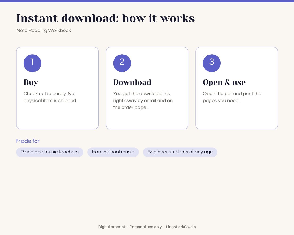 Note Reading Workbook – preview 5