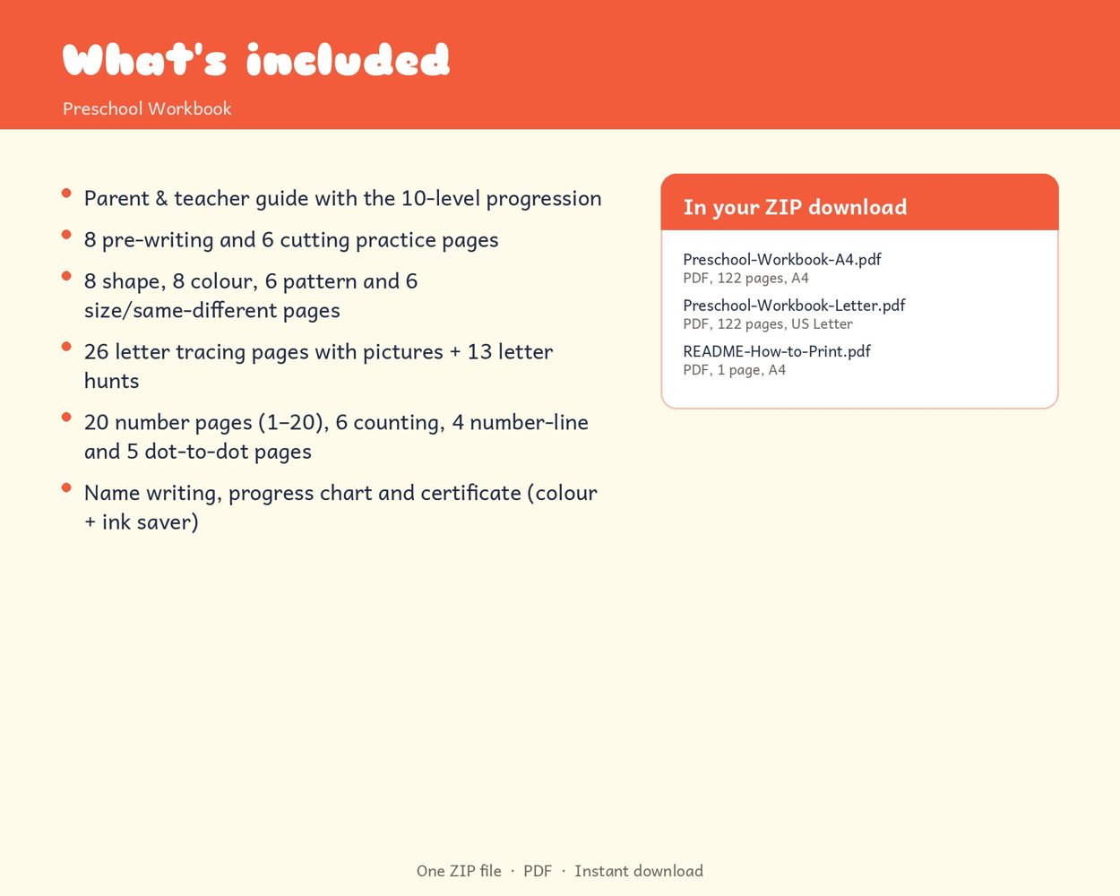 Preschool Workbook – preview 3