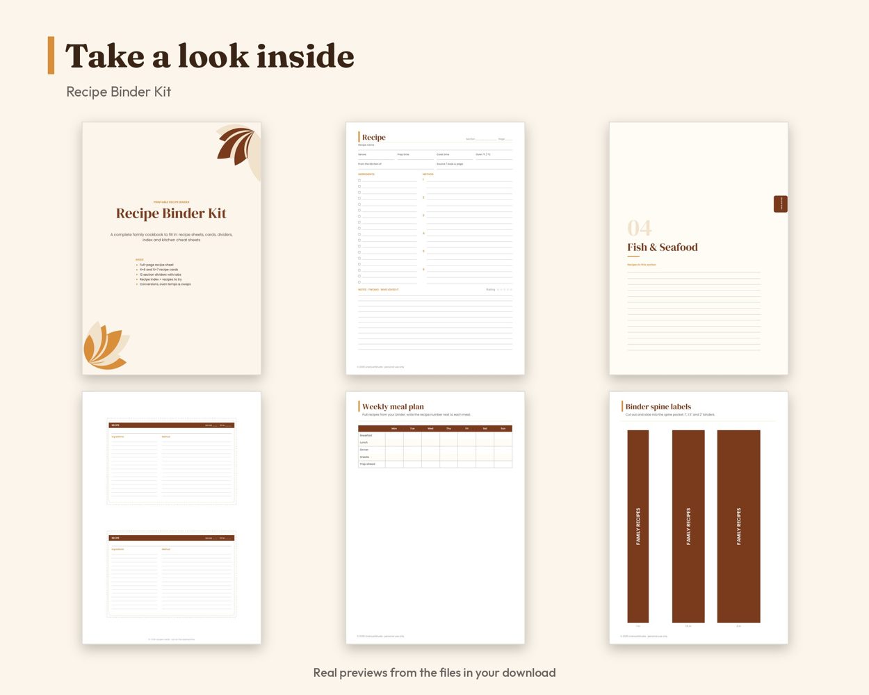 Recipe Binder Kit – preview 2