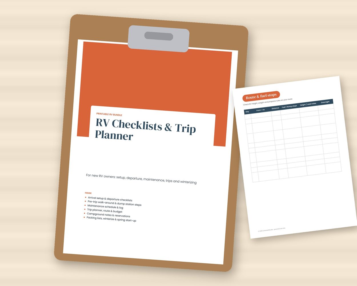 RV Checklist Bundle – preview 4