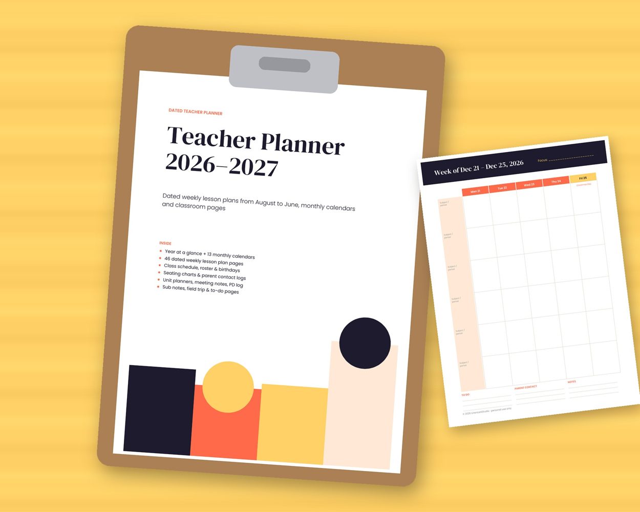 Teacher Planner 2026–2027 – preview 4