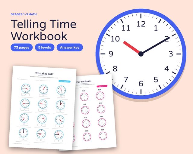 Telling Time Workbook