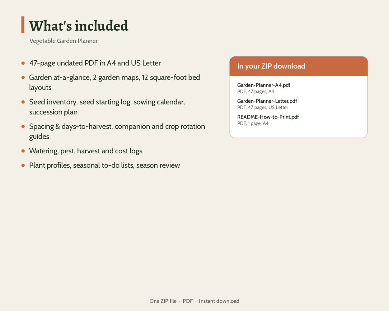 Vegetable Garden Planner – preview 3
